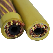 Cable de la soldadura del CO2 del tubo del PE de la irradiación de la manguera de goma de EPDM